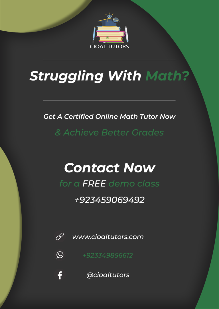 ONLINE MATHS TUITION